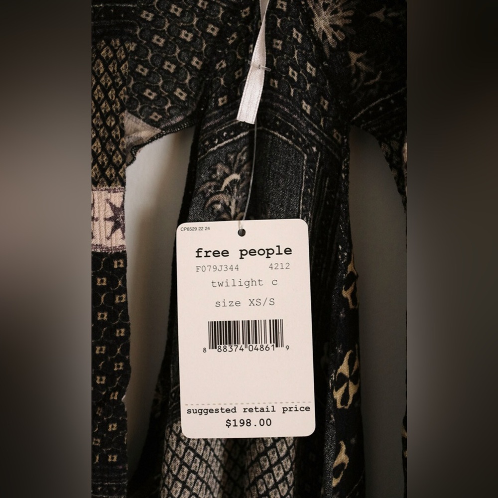 Free People Festival Twilight Star Duster Scarf Shawl Poncho Cape (Size XS/S) - Picture 4 of 6